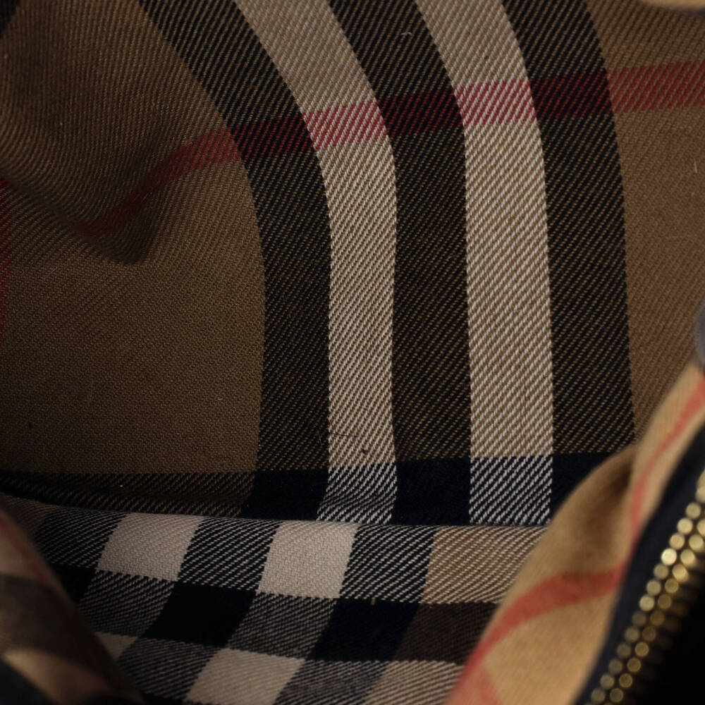 Burberry Banner Tote Leather And House #260618B98B - Picture 5 of 7